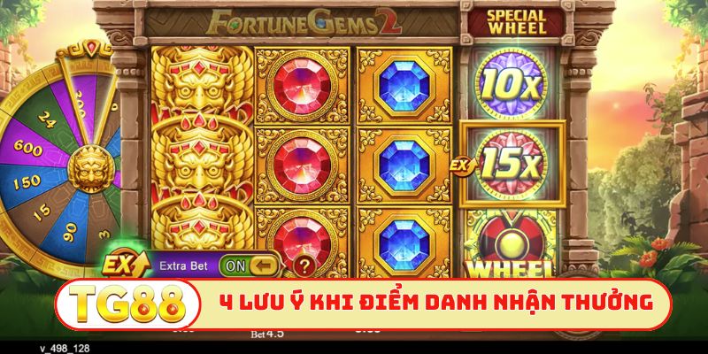 4 lưu ý khi tiến hành điểm danh nhận thưởng