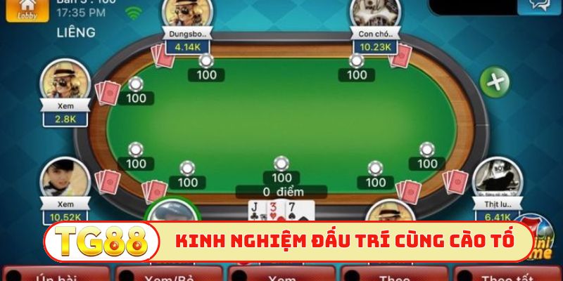 Kinh nghiệm đấu trí cùng cào tố