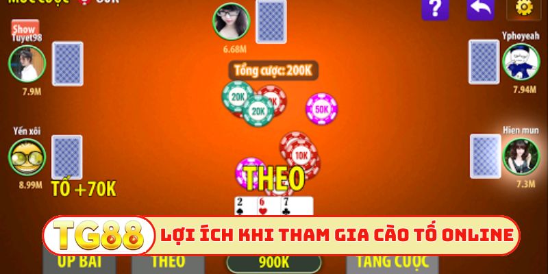 Lợi ích toàn diện khi tham gia cào tố online